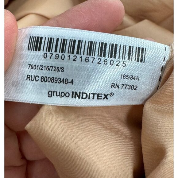 Zara Gabardine Utility Jumpsuit With Pockets Mango color sz S - Picture 11 of 11